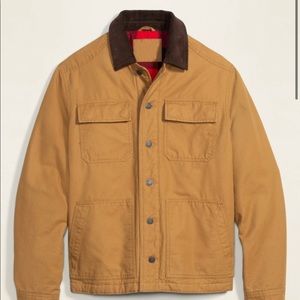 Old navy Canvas Flannel Lined Work Shirt Jacket